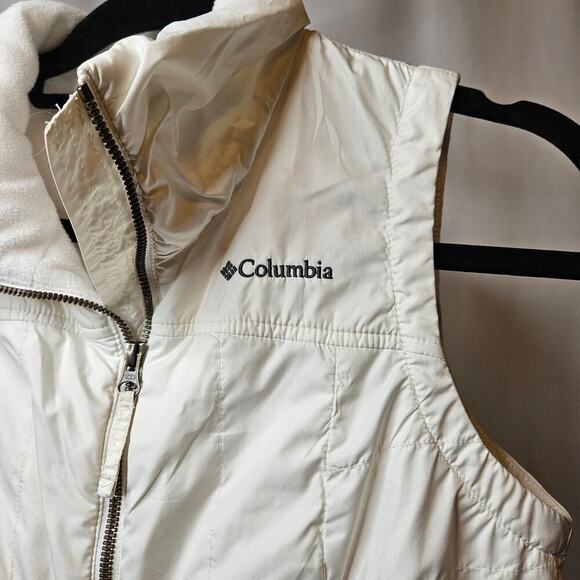 Columbia Woman's Vest‎ - White sz S | Cozy Spring Essential - Picture 2 of 5